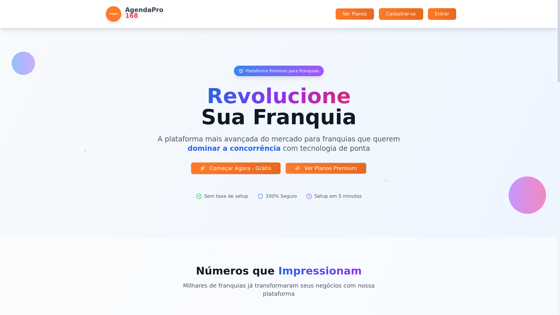 website screenshot of https://agendapro360.com.br/