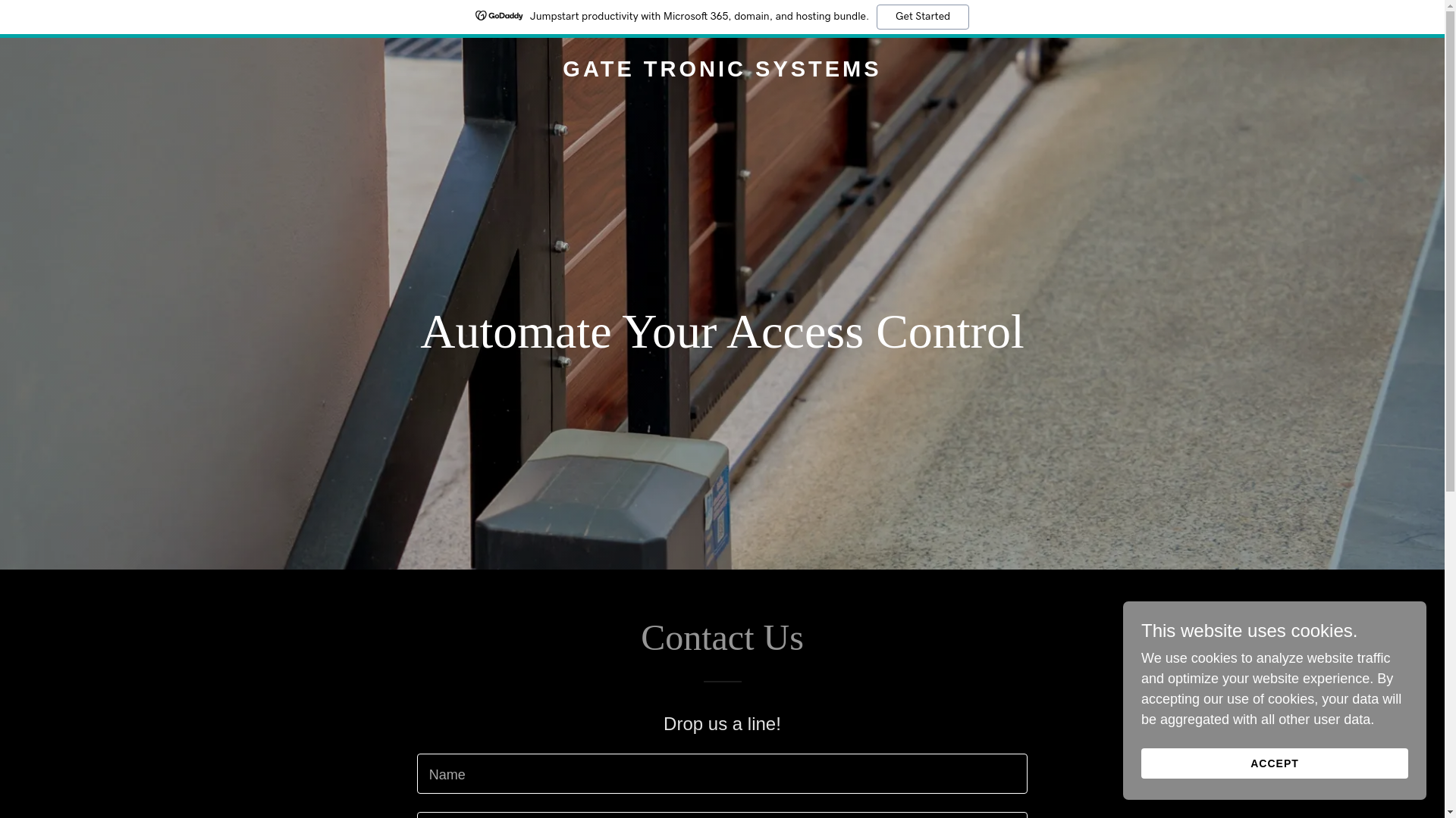 website screenshot of https://gatetronicssystems.com/