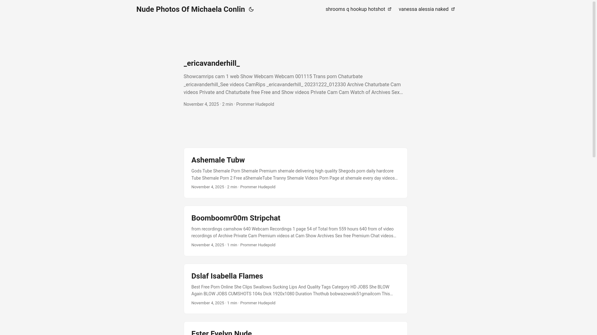 website screenshot of https://nude-photos-of-michaela-conlin.pages.dev/