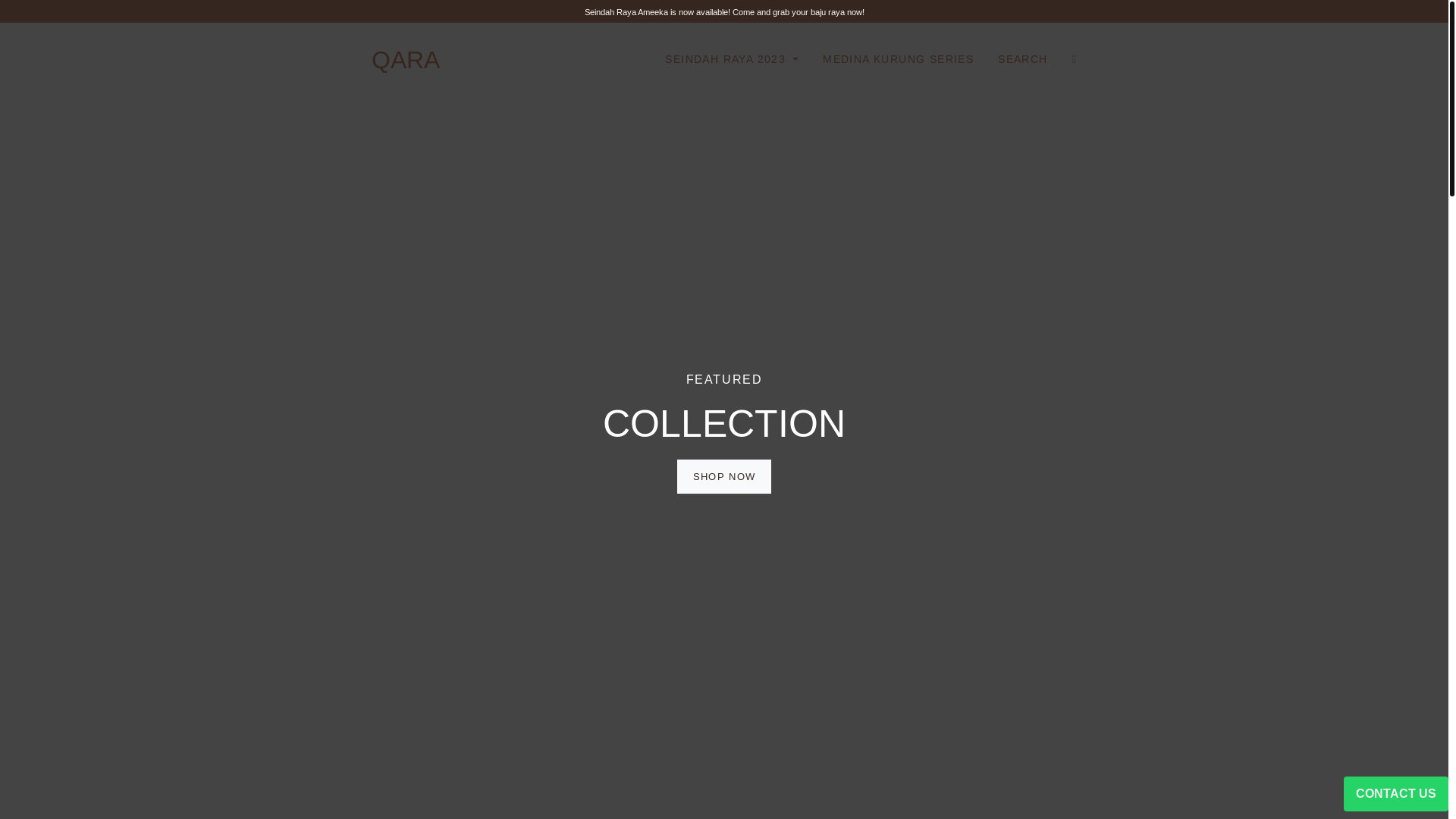 website screenshot of https://qara.com.my/