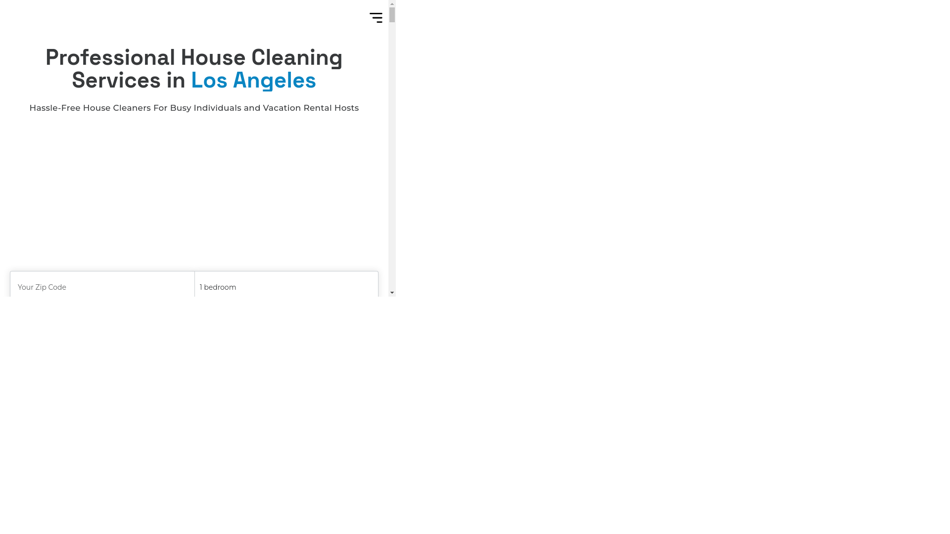website screenshot of https://maidsthis-lacal.com/