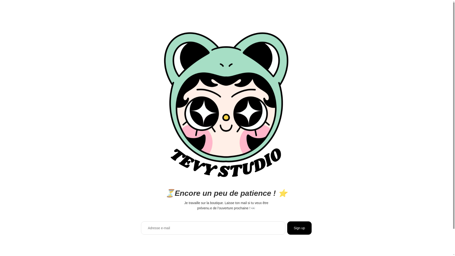 website screenshot of https://tevystudio.com/