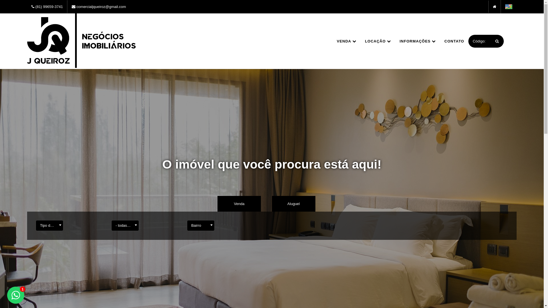 website screenshot of https://jqueirozimoveis.com.br/
