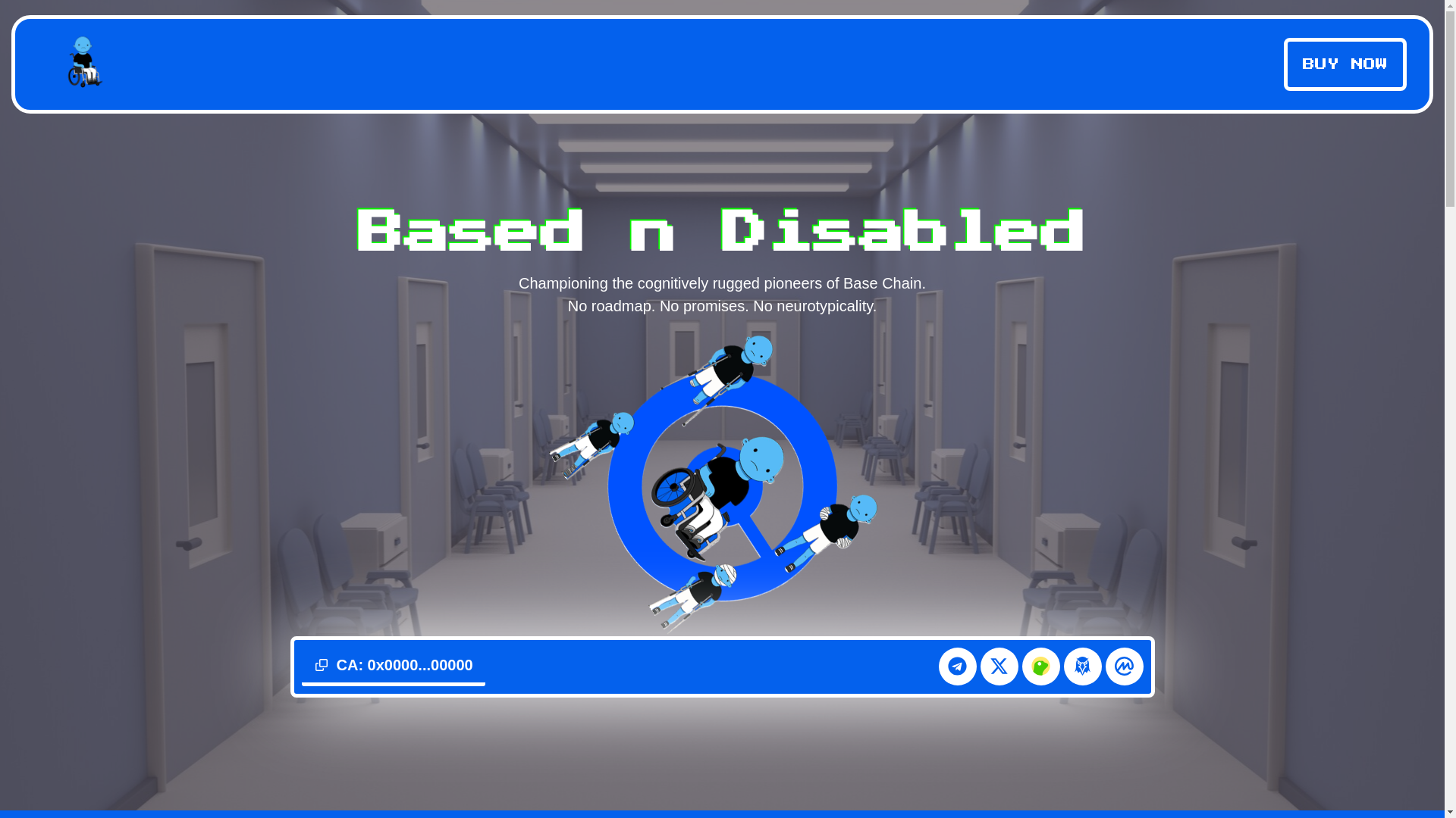 website screenshot of https://basedanddisabled.xyz/