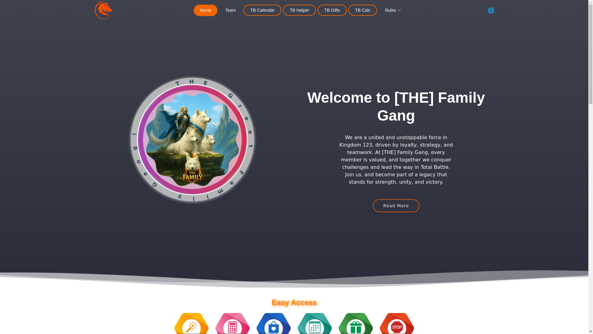 website screenshot of https://thefamily.pages.dev/