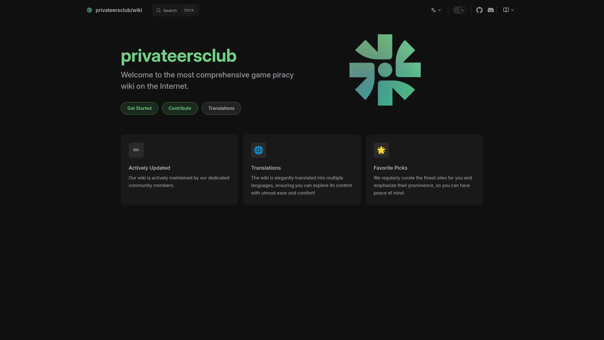website screenshot of https://megathread.pages.dev/