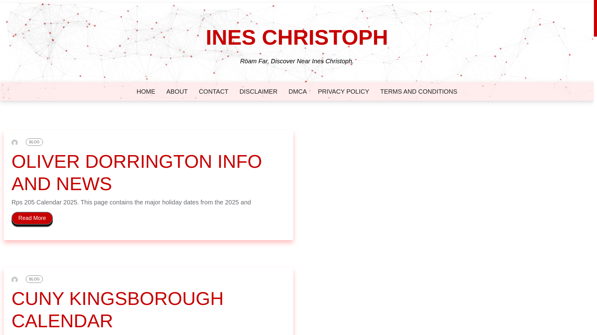 website screenshot of https://ineschristoph.pages.dev/