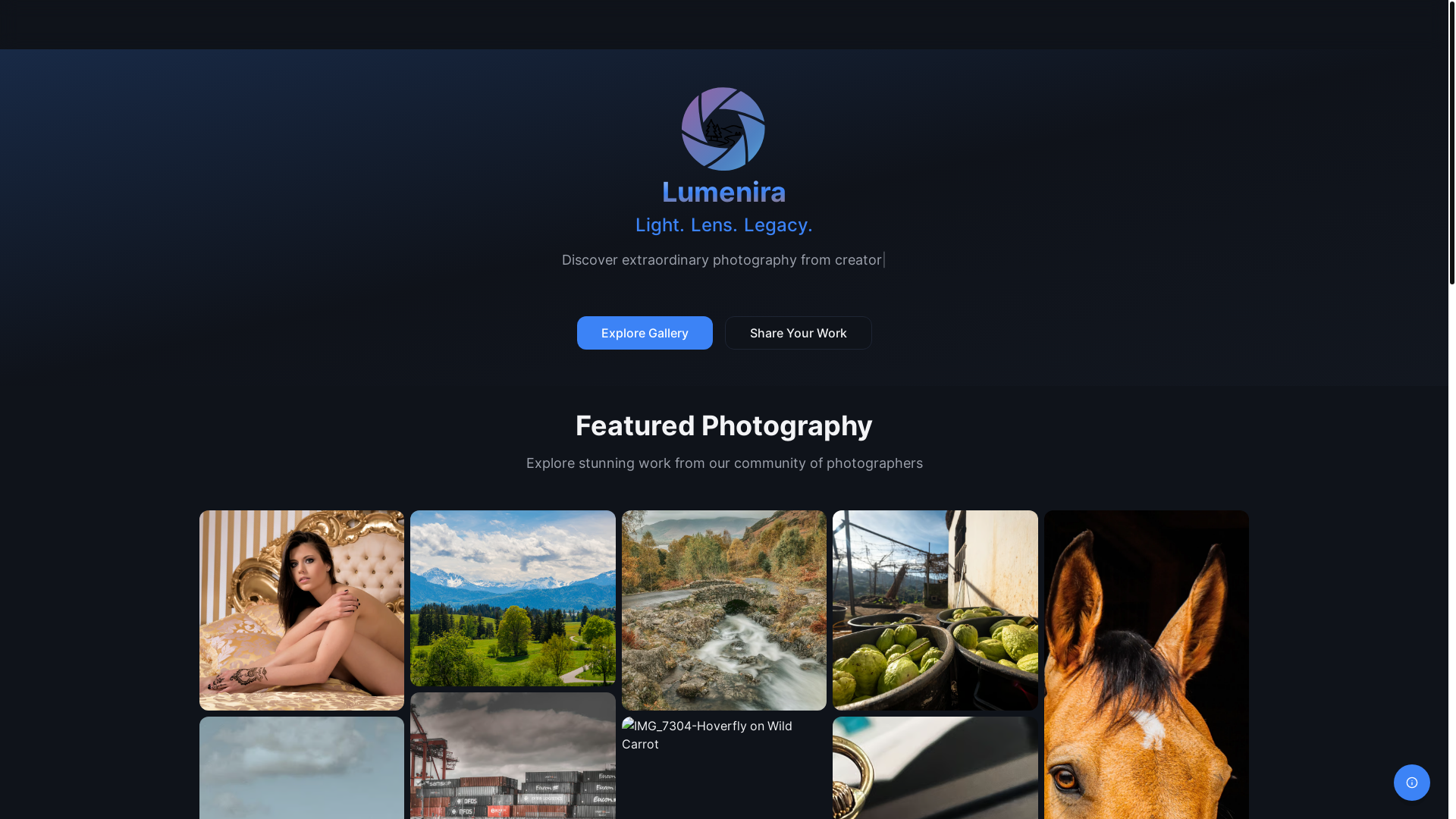 website screenshot of https://lumenira.pages.dev/