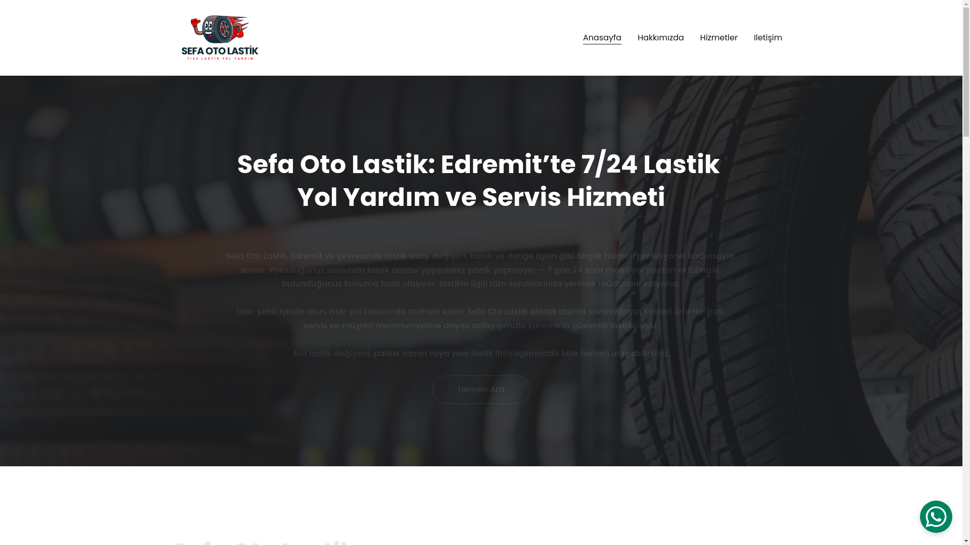 website screenshot of https://sefaotolastik.com.tr/
