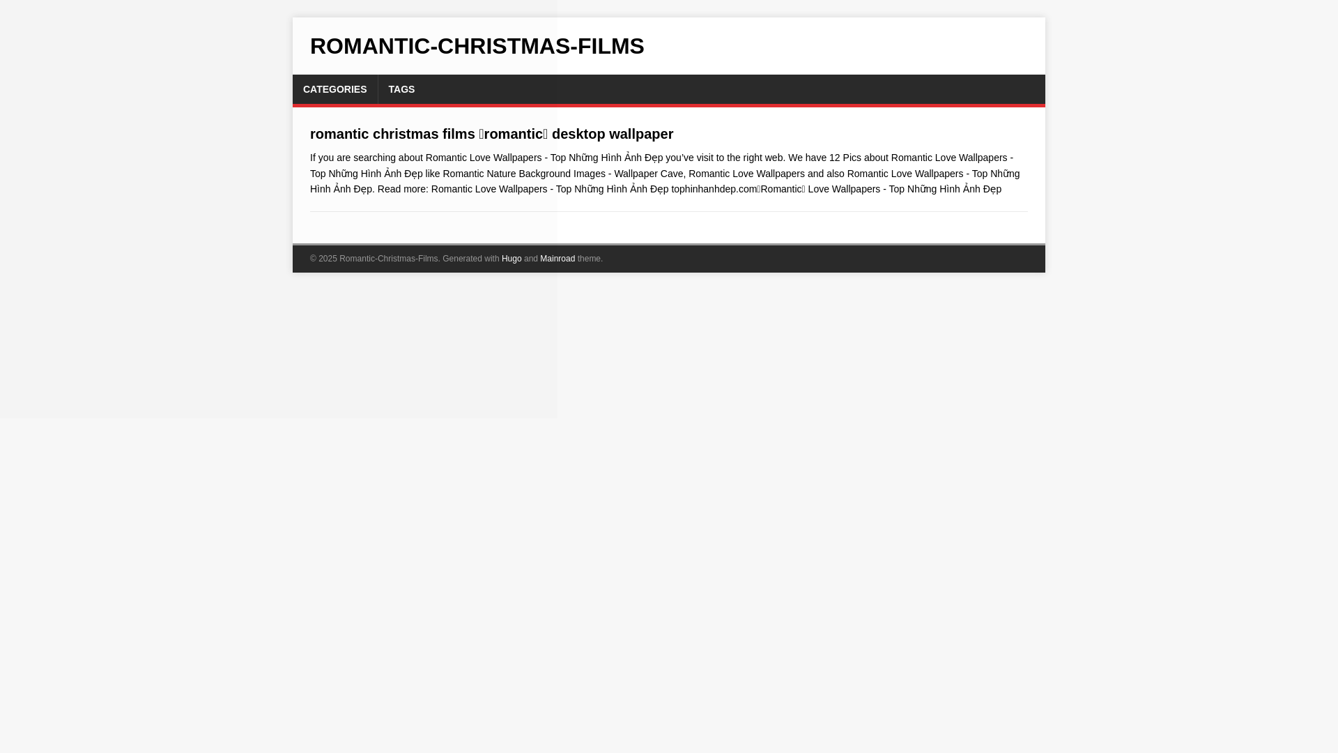 website screenshot of https://romantic-christmas-films.pages.dev/