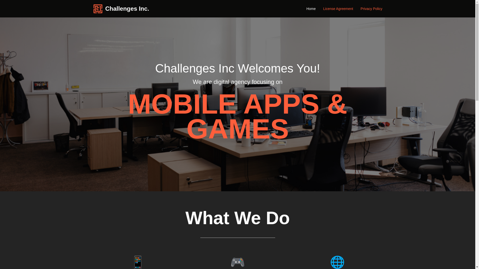 website screenshot of https://challengeswebsite.pages.dev/