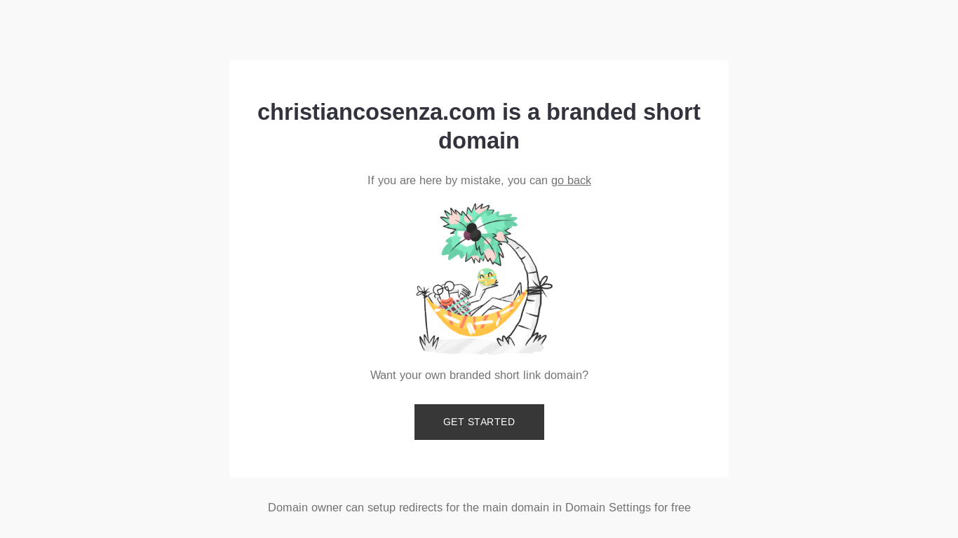 website screenshot of https://christiancosenza.com/
