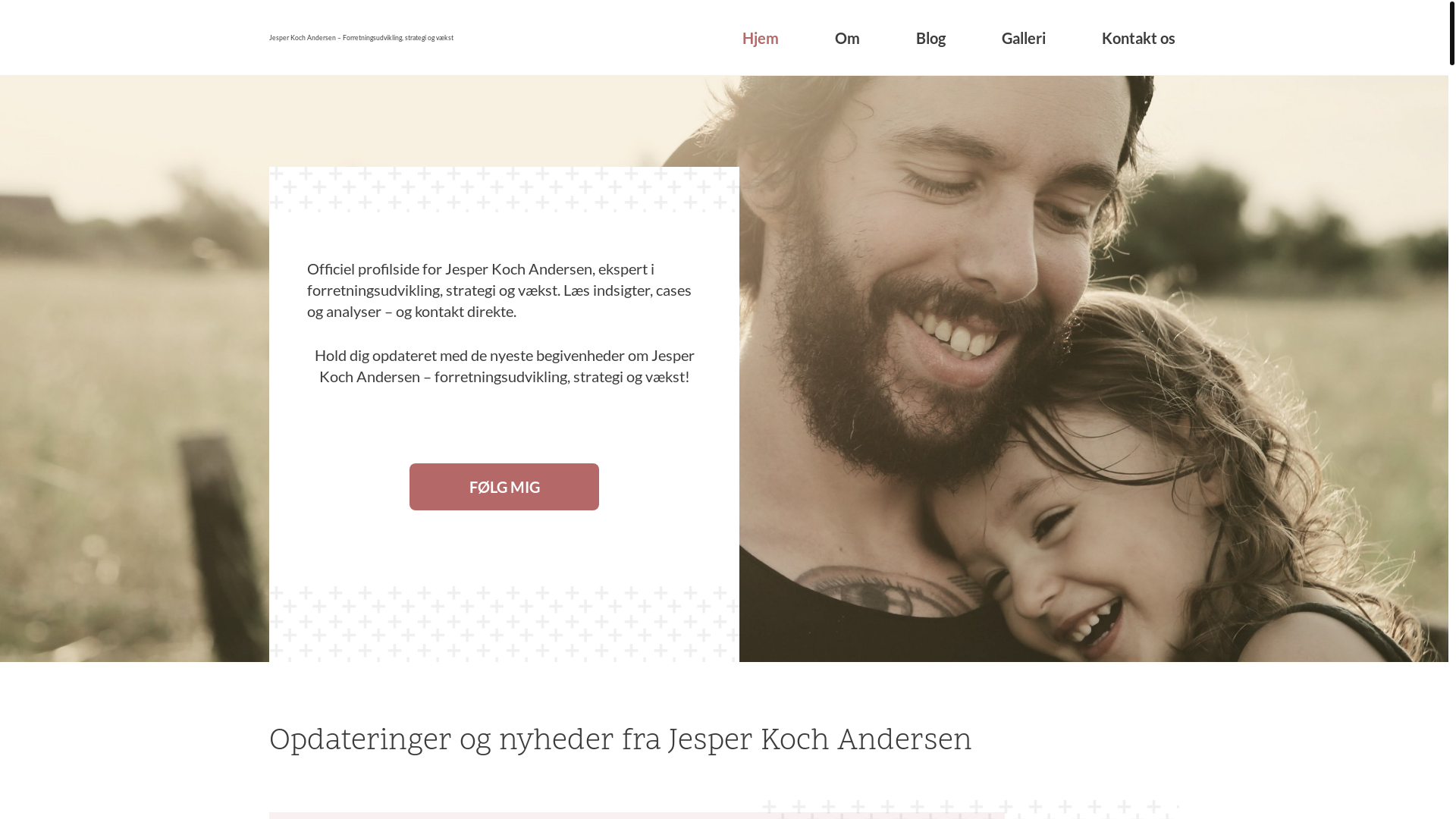 website screenshot of https://jesperkochandersen.dk/