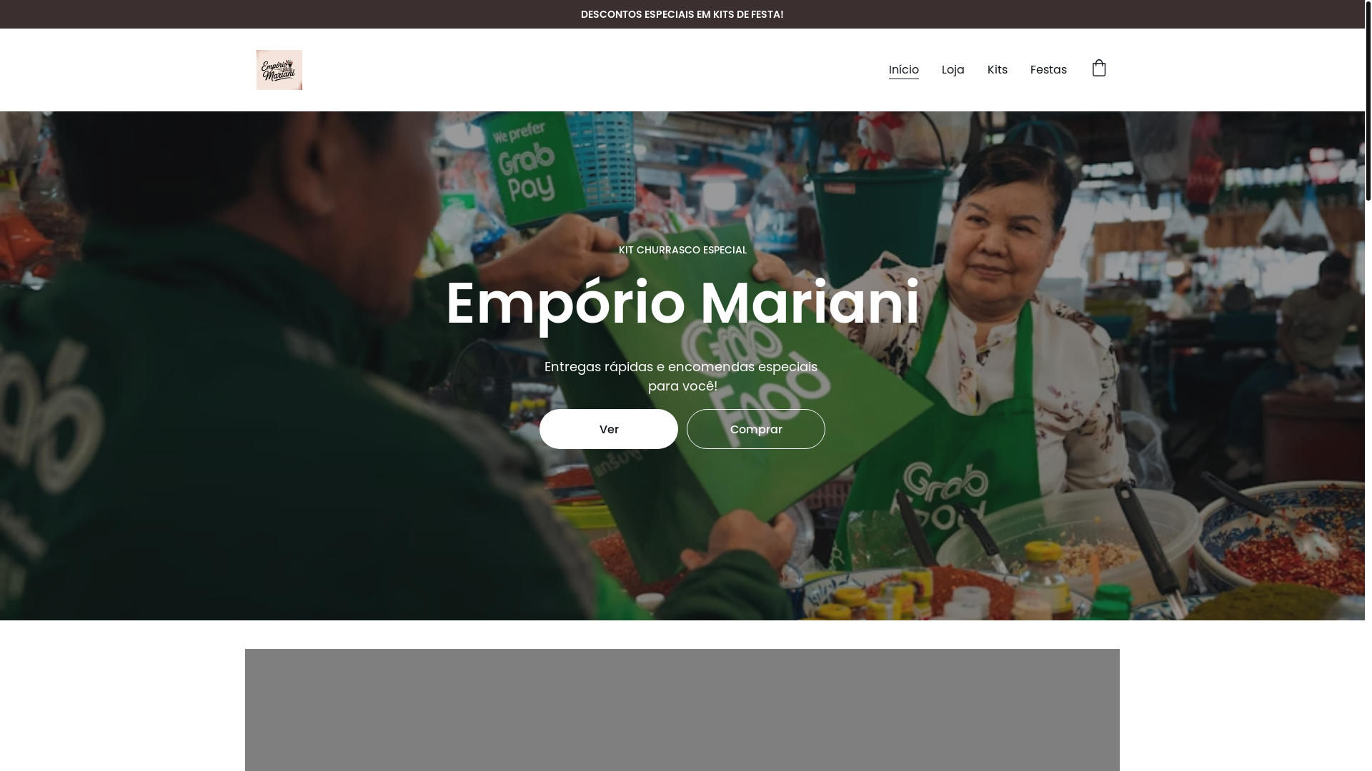 website screenshot of https://emporiomariani.shop/