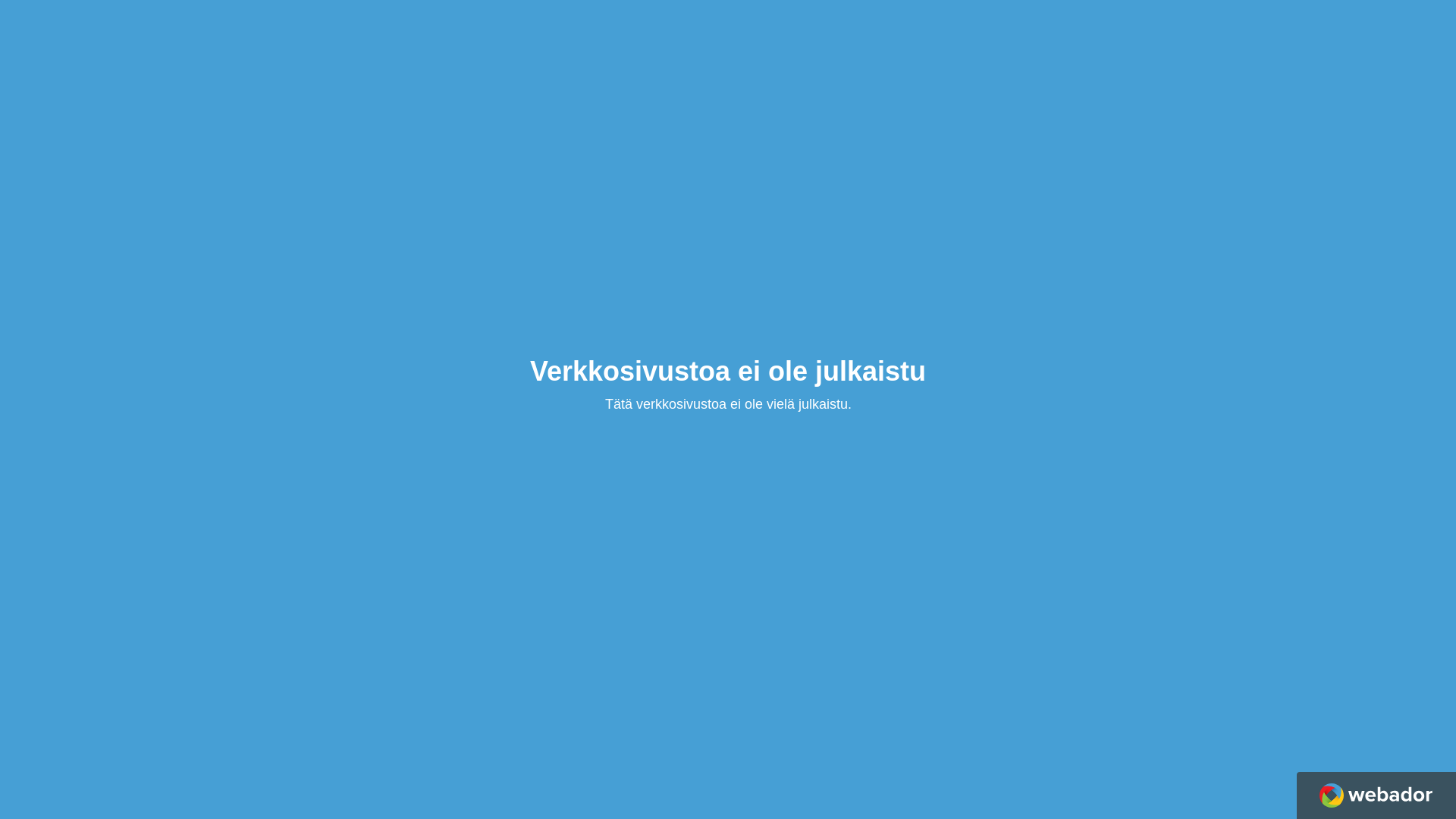 website screenshot of https://toinenporrasturvallisuuspalvelut.com/