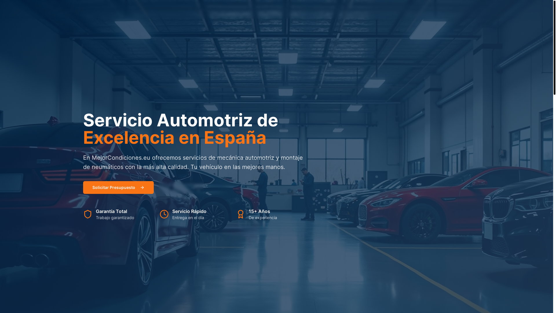 website screenshot of https://mejorcondicioneses.eu/