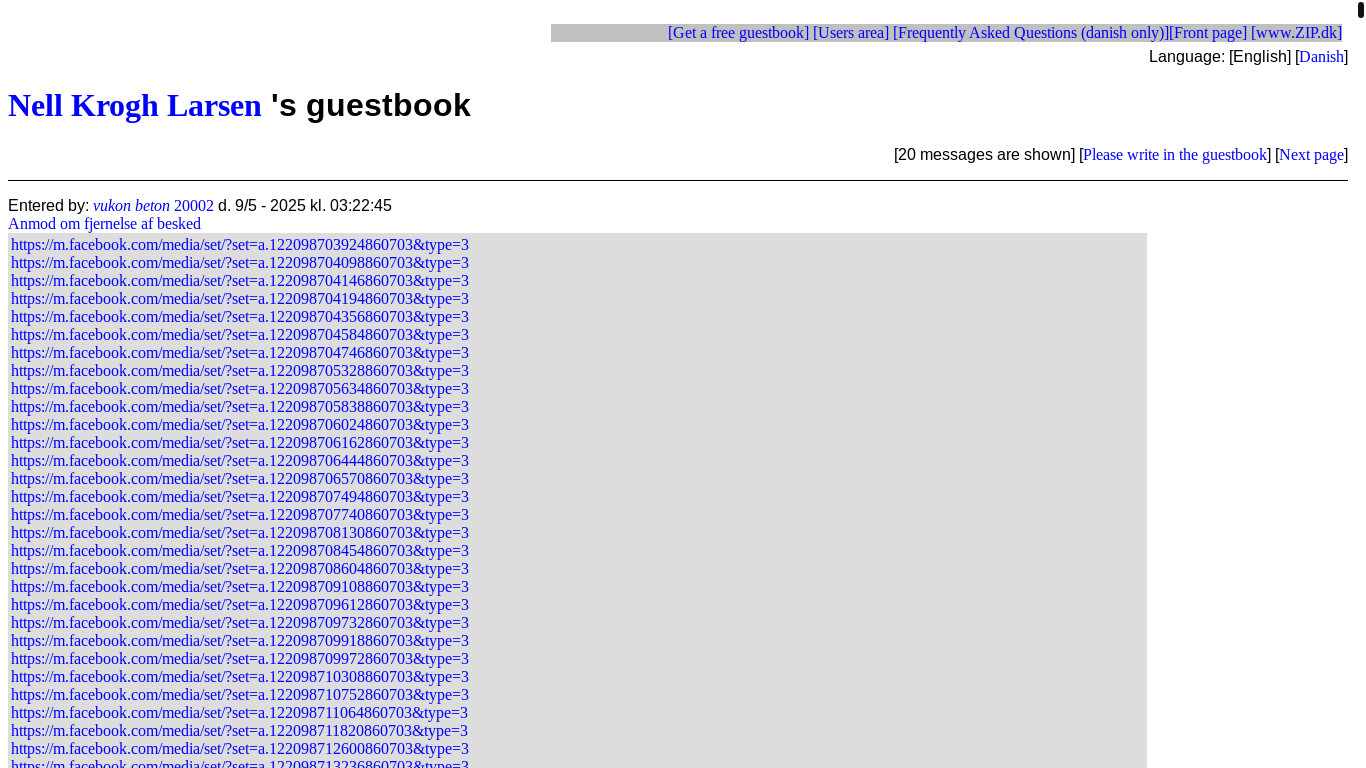 website screenshot of https://zip.dk/gaeste/bog.php3/3000/