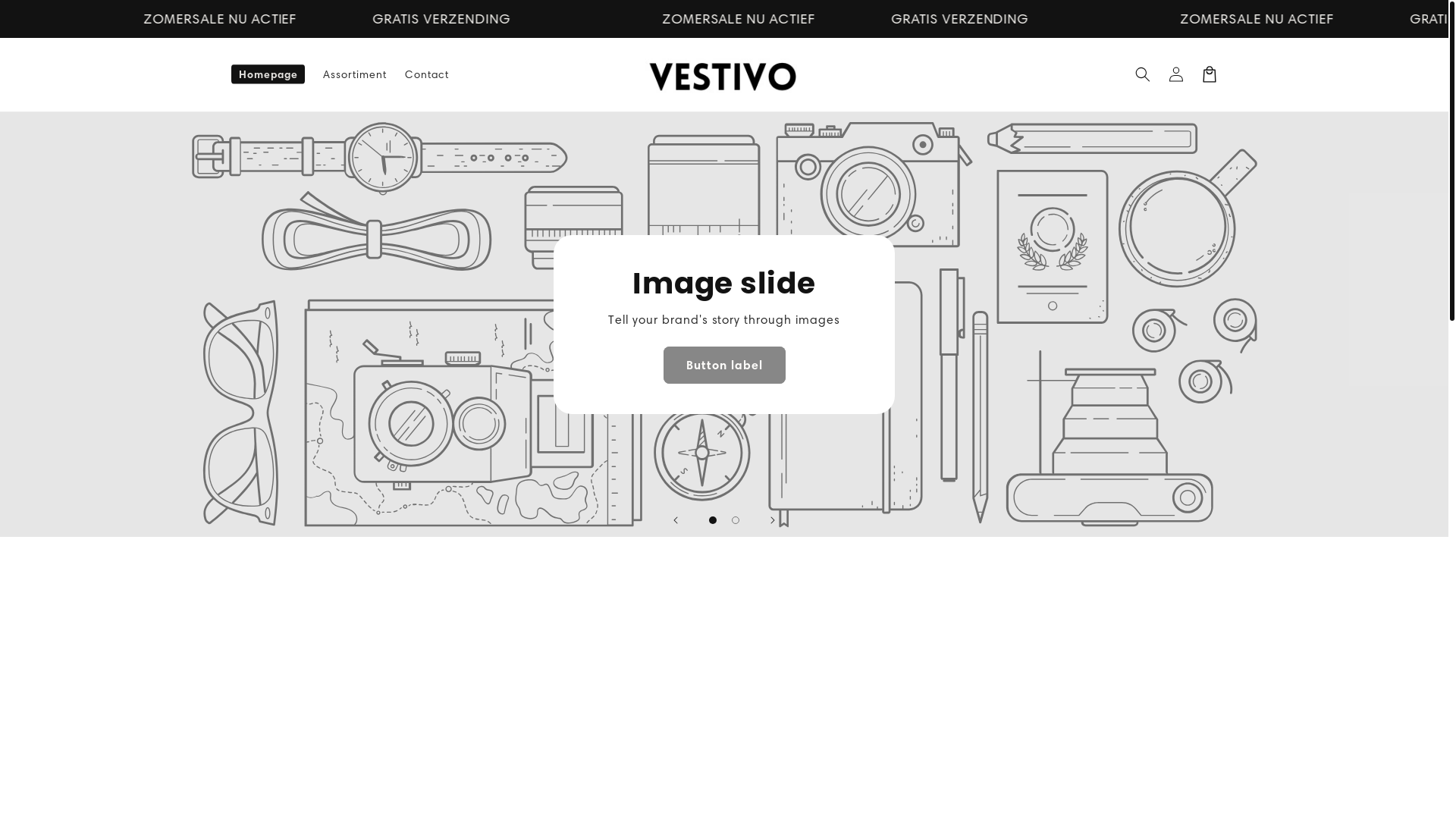 website screenshot of https://vestivo.nl/