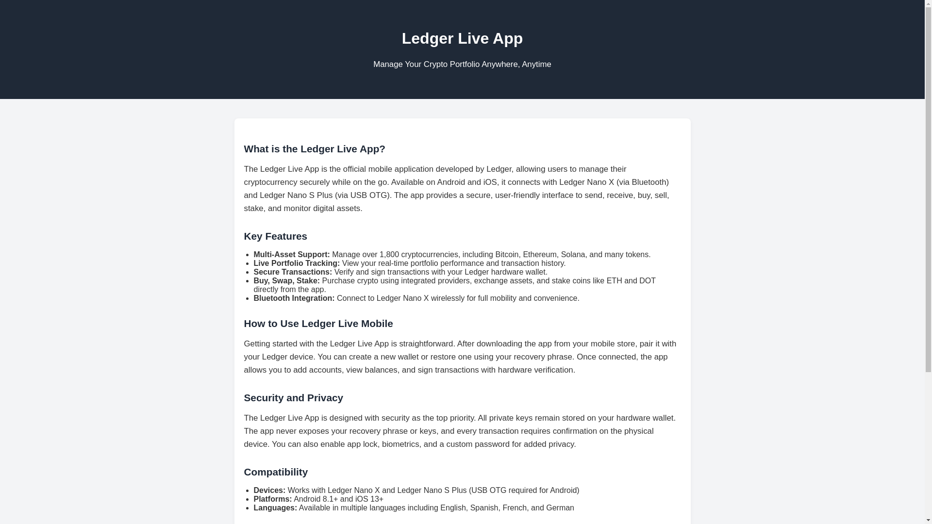 website screenshot of https://app---ledger-live.pages.dev/