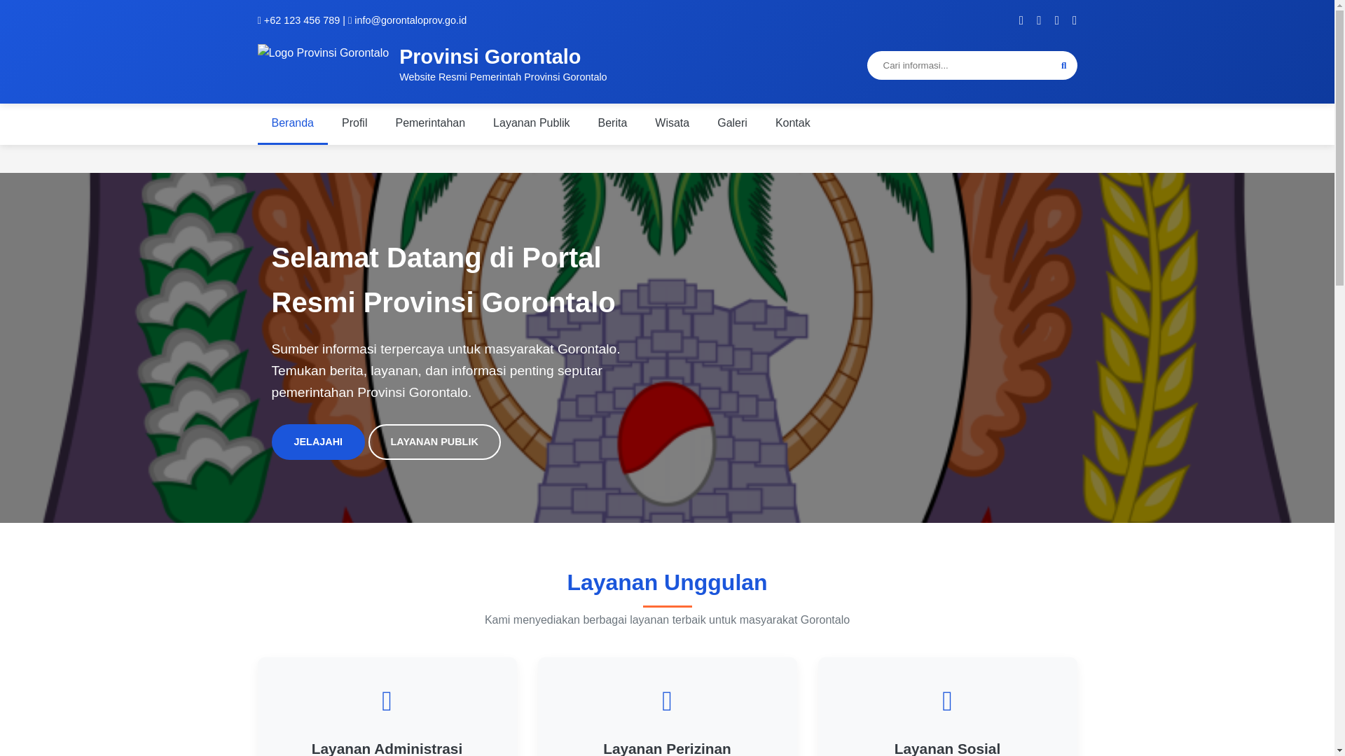 website screenshot of https://gorontaloprov-info.pages.dev/