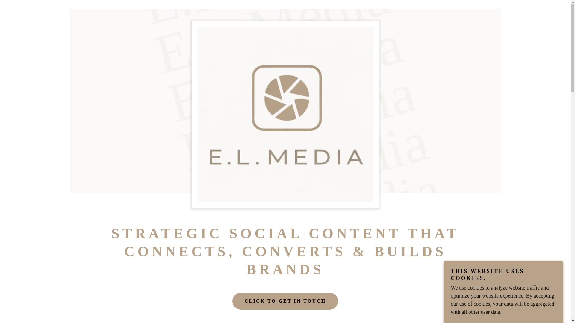 website screenshot of https://el-media.co.uk/