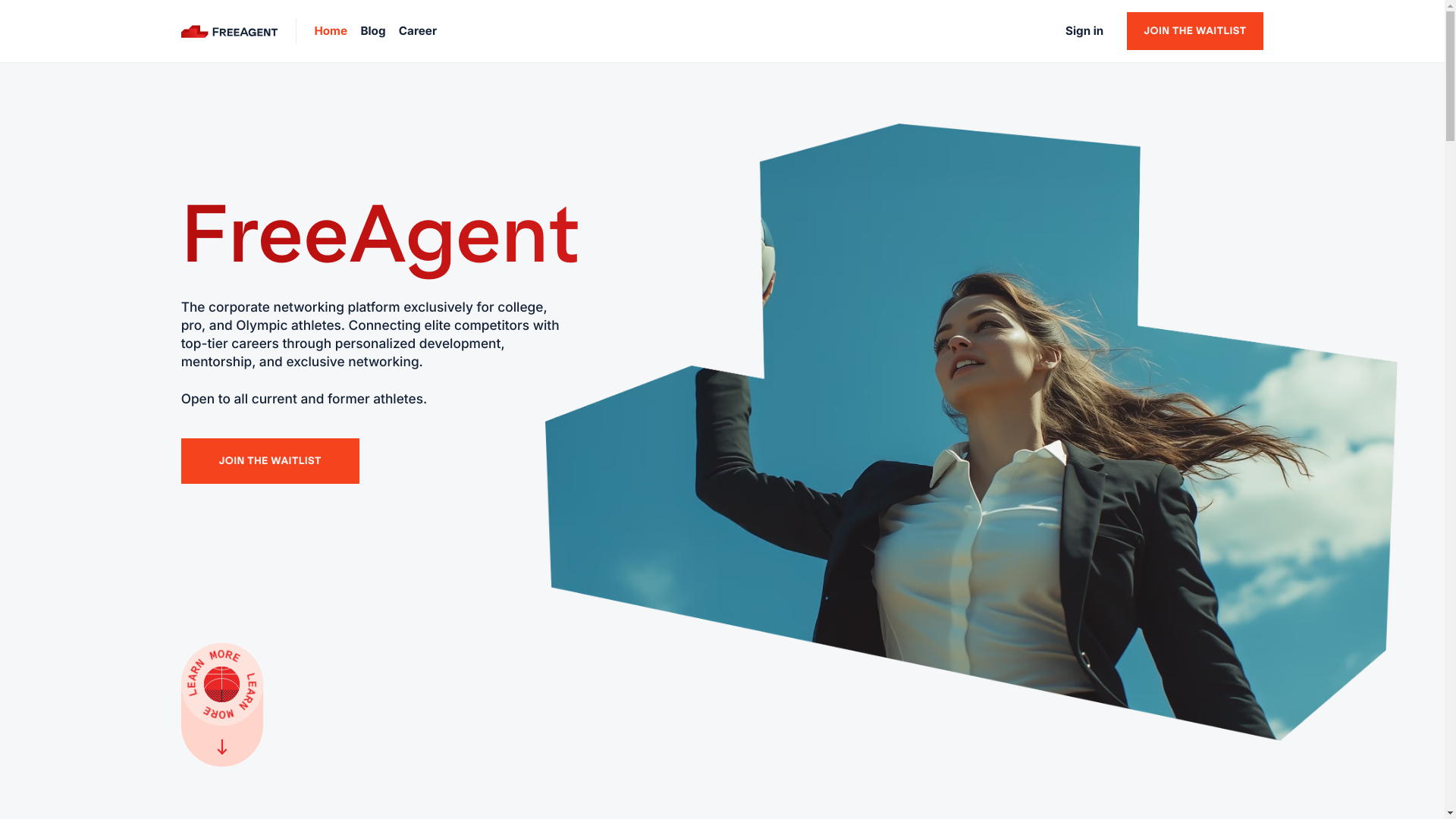 website screenshot of https://gofreeagent.co/