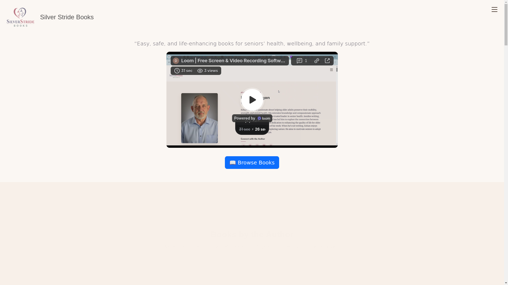 website screenshot of https://silverstrides.pages.dev/