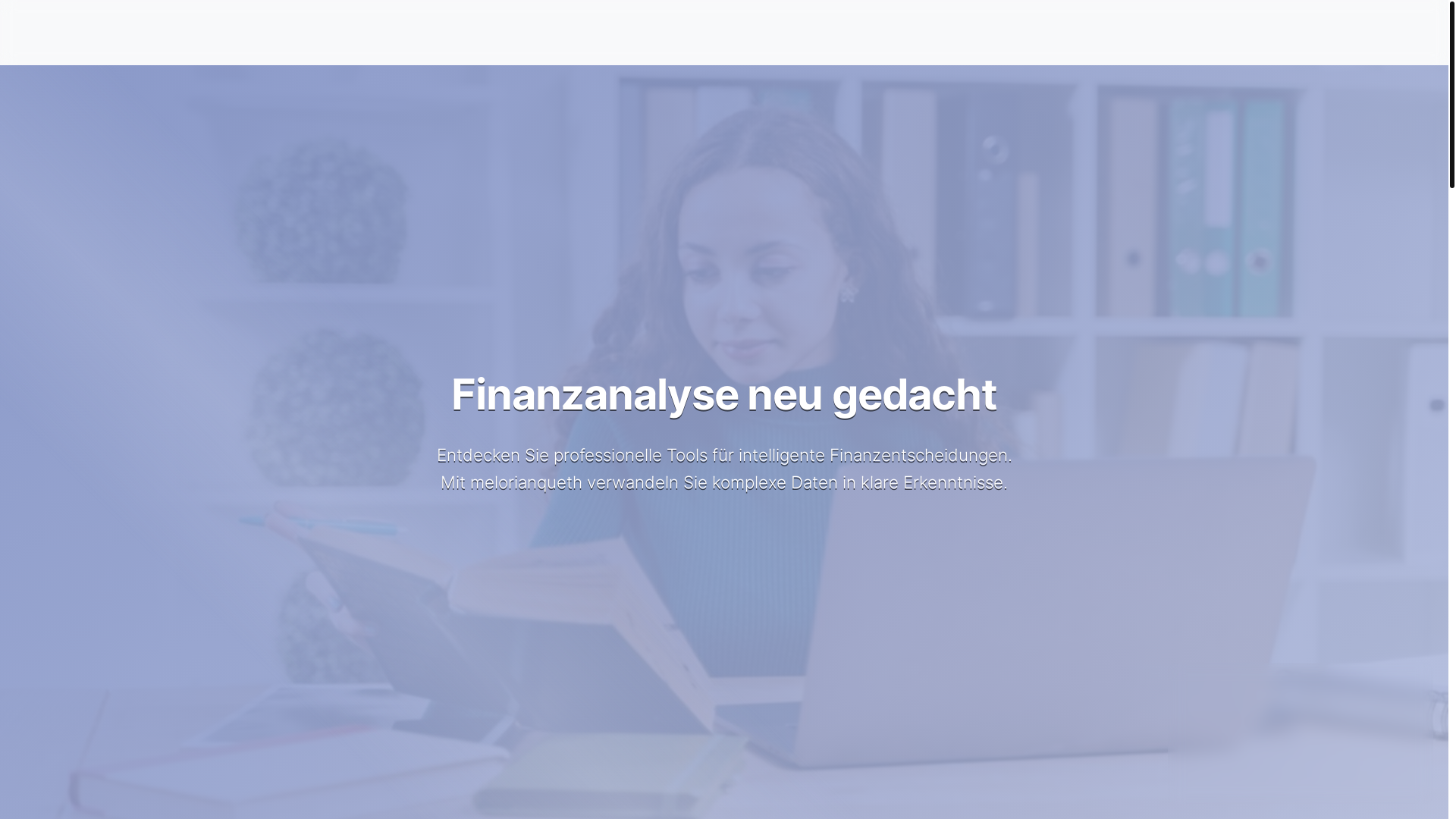 website screenshot of https://melorianqueth.com/