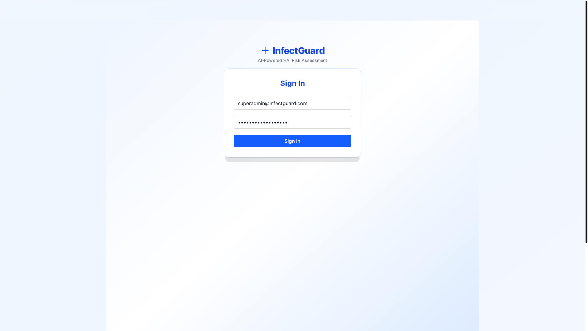 website screenshot of https://infectguard.ca/