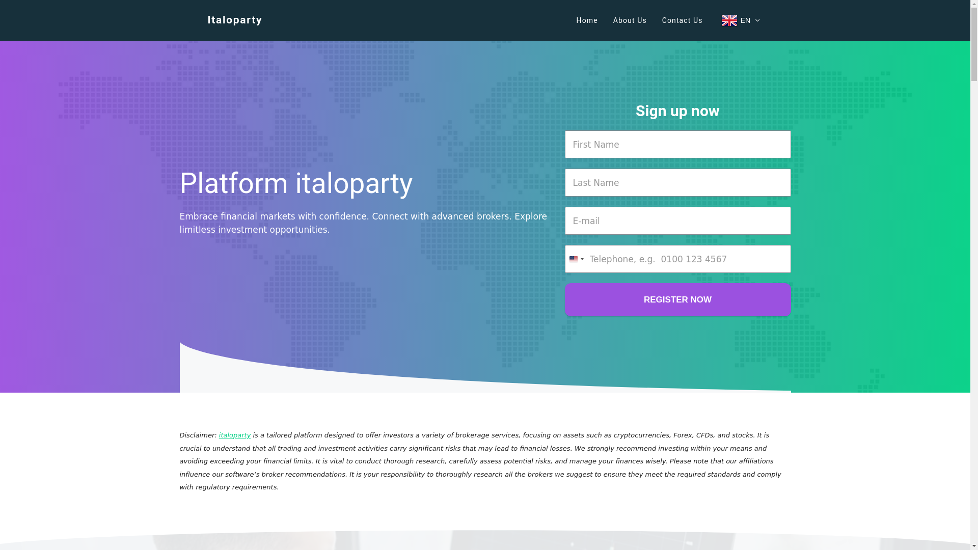 website screenshot of https://italoparty.net/