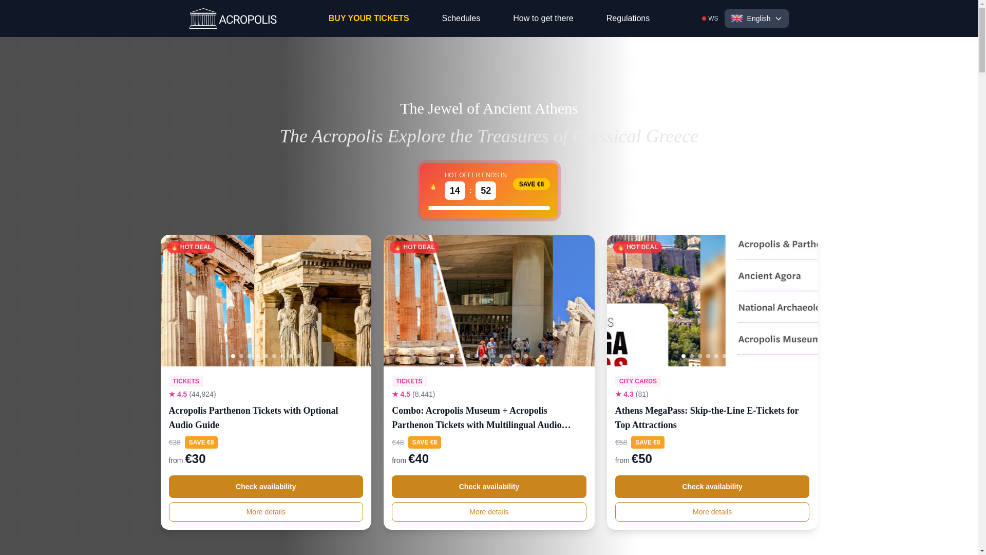 website screenshot of https://acropolis-ticket.info/