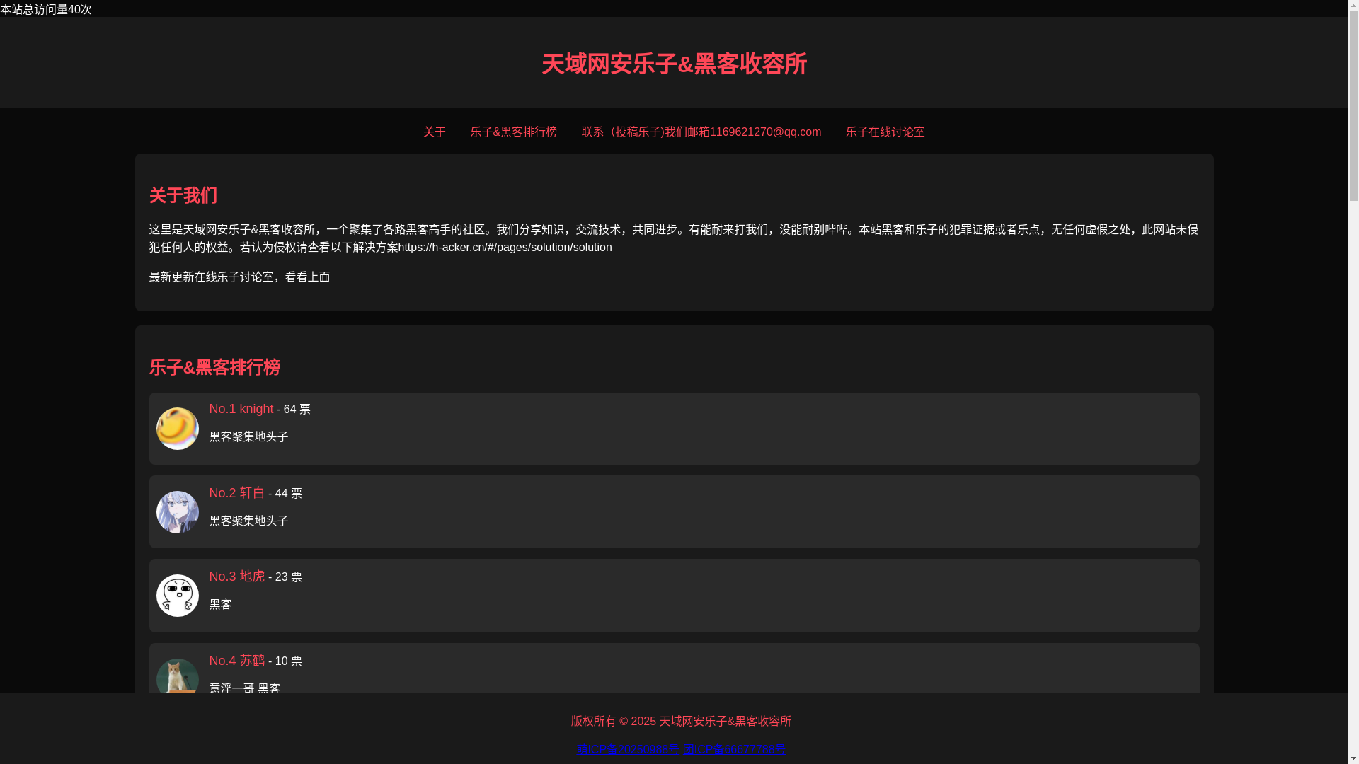 website screenshot of https://hacker-e1n.pages.dev/