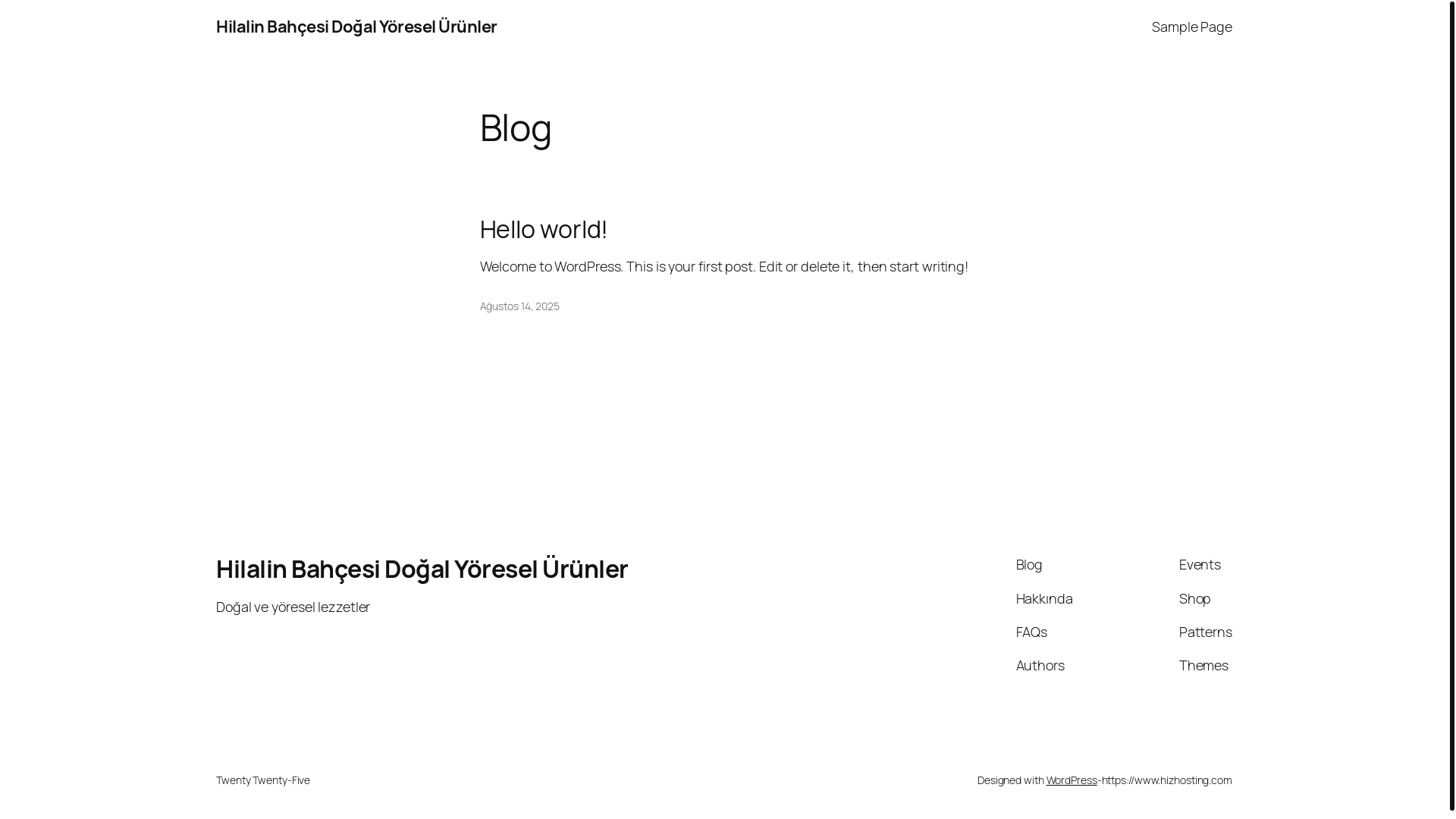 website screenshot of https://hilalinbahcesi.com.tr/