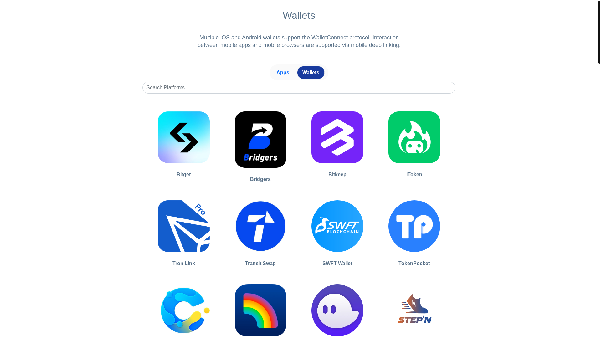 website screenshot of https://tokenpocketp.pages.dev/