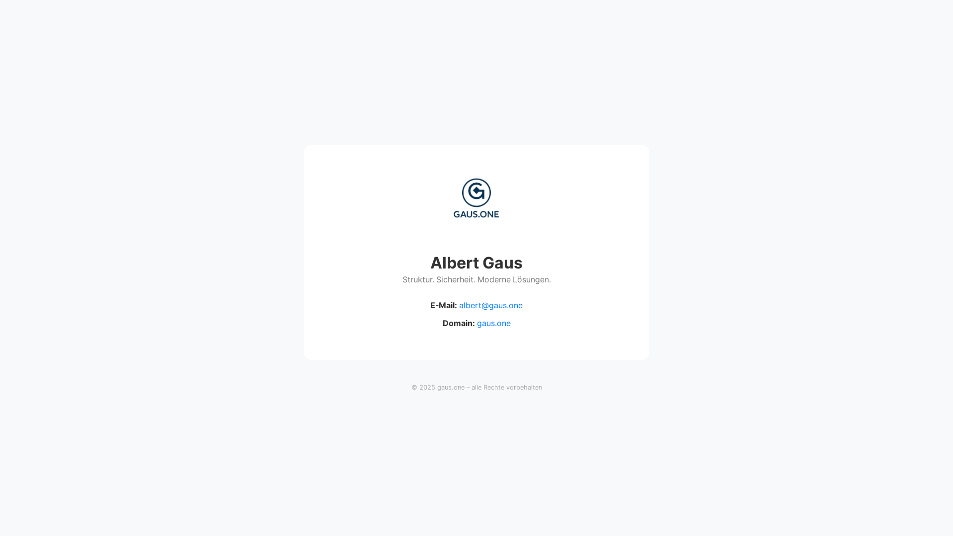 website screenshot of https://gaus-one.pages.dev/