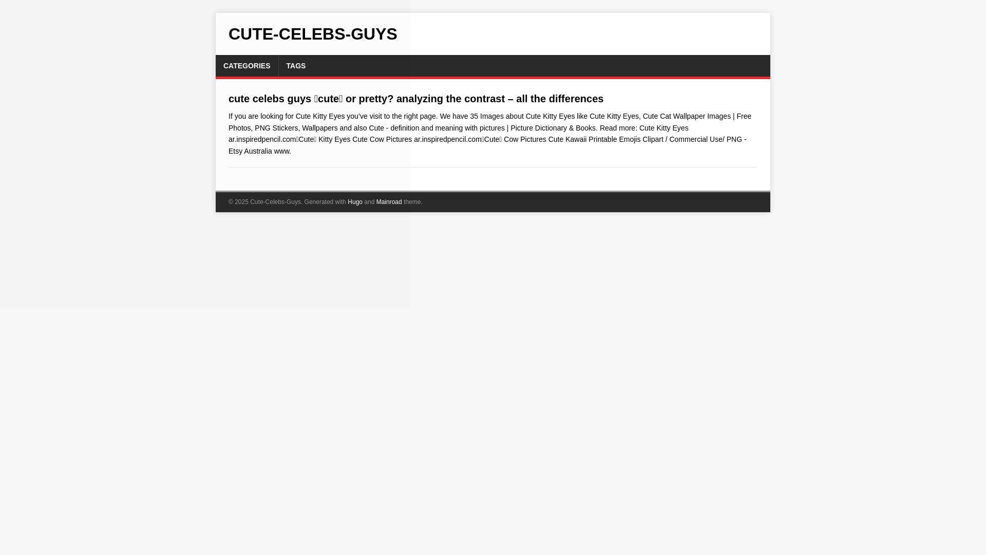 website screenshot of https://cute-celebs-guys.pages.dev/
