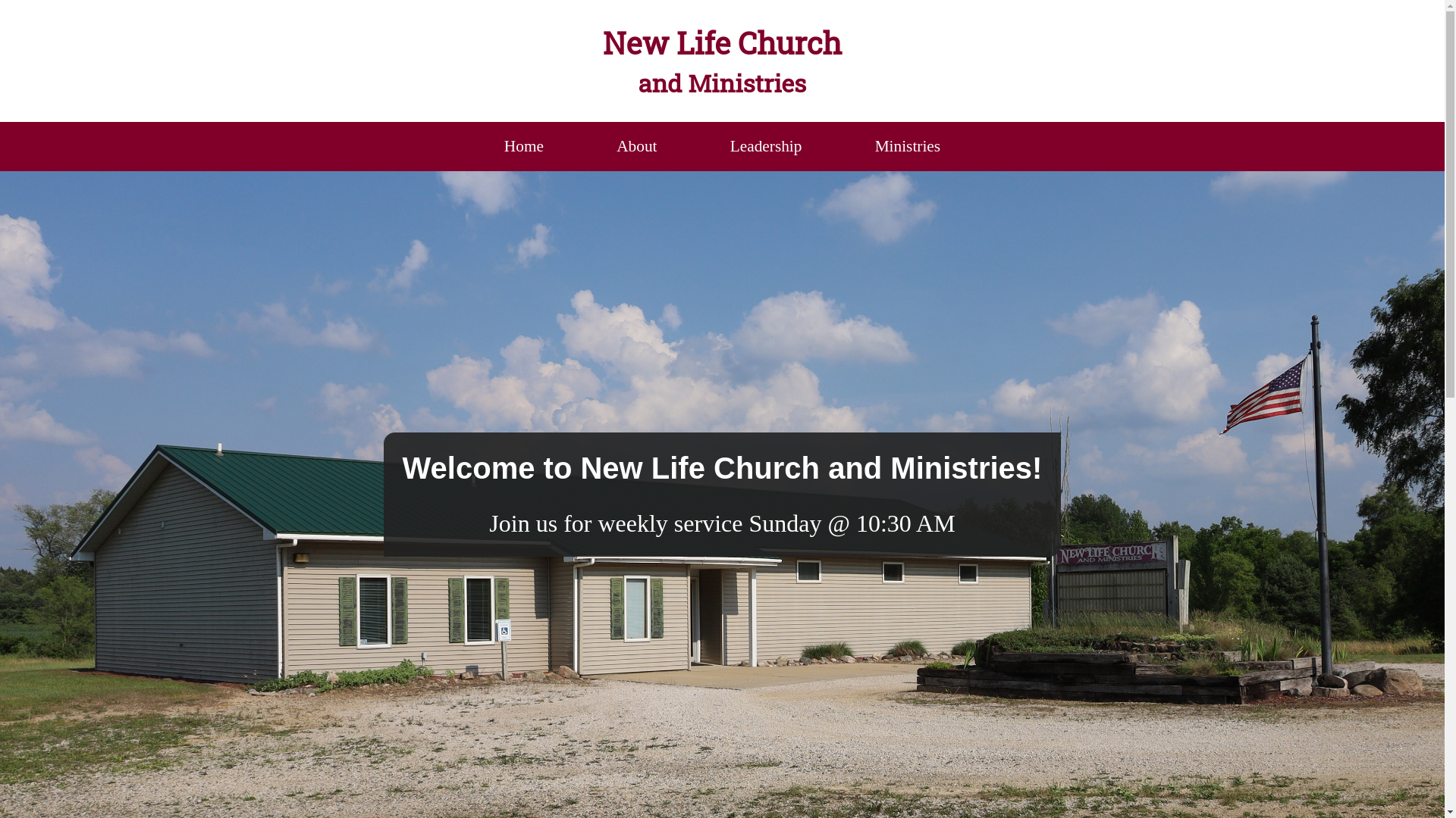 website screenshot of https://client-newlifechurchbc.pages.dev/