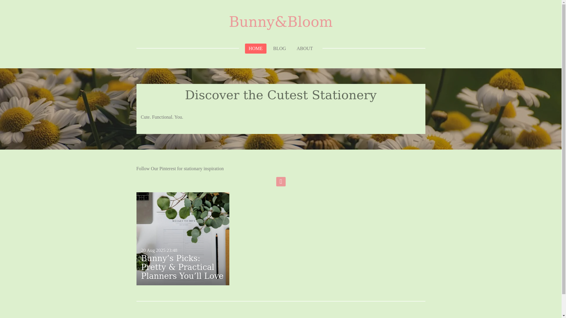 website screenshot of https://bunny-bloom.com/