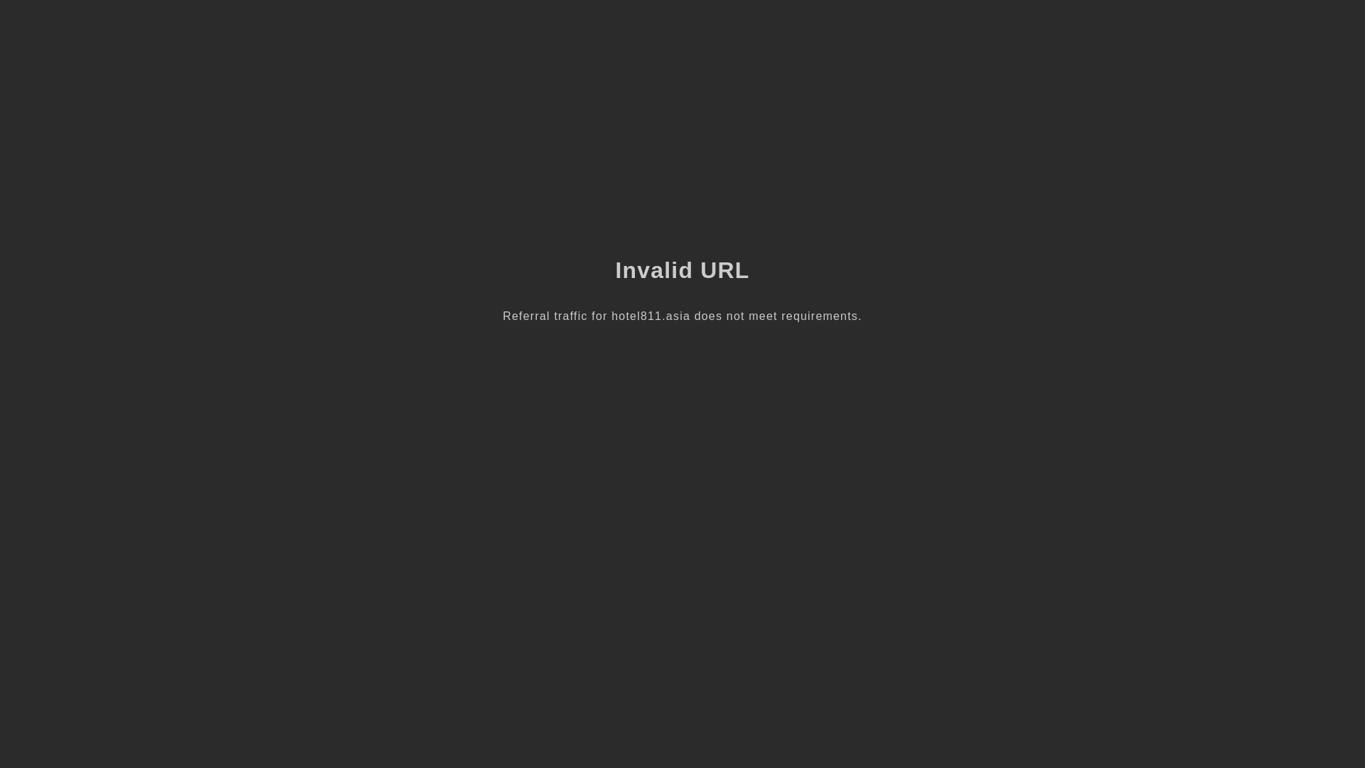 website screenshot of https://hotel811.asia/