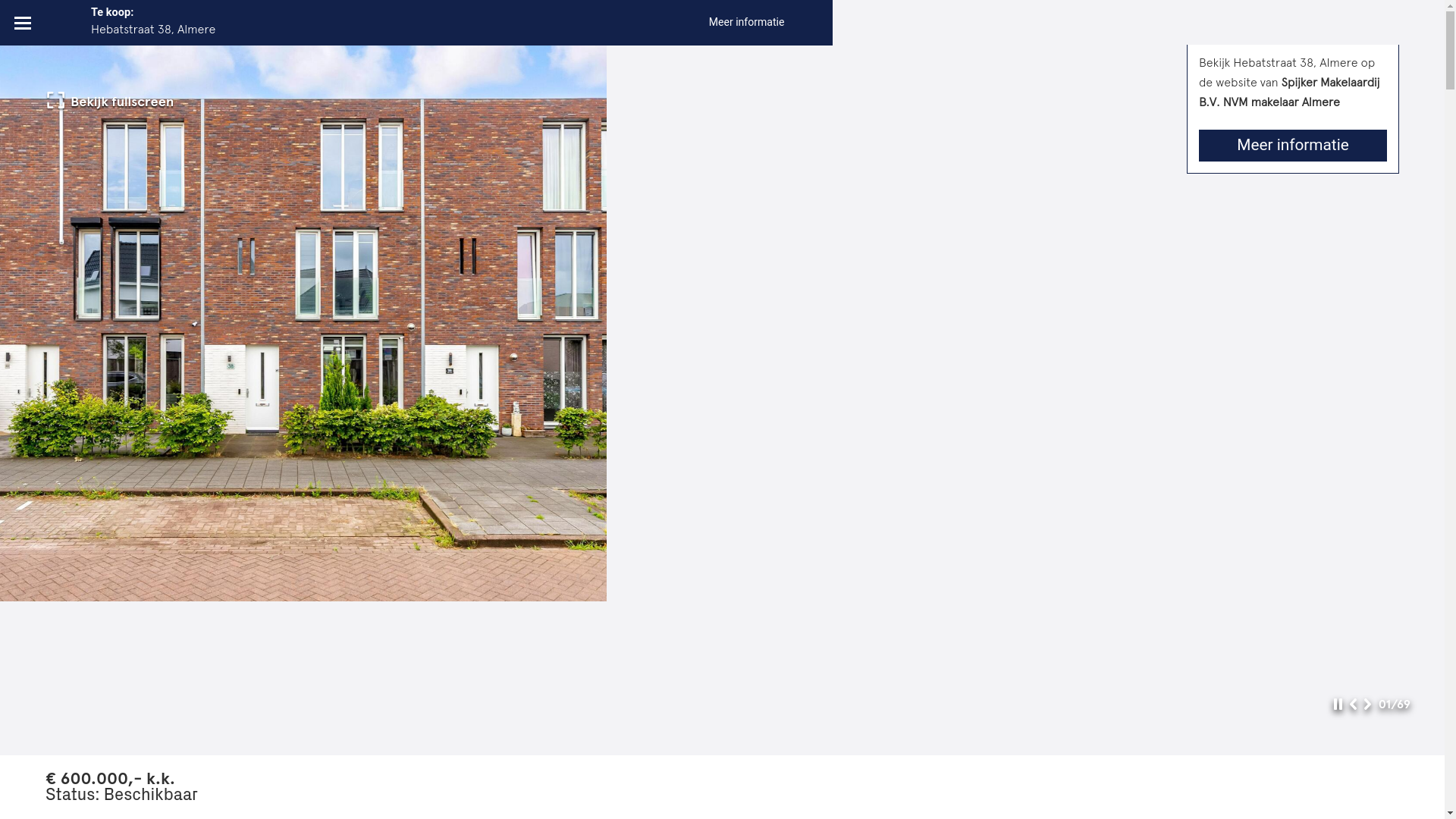 website screenshot of https://hebatstraat38.nl/
