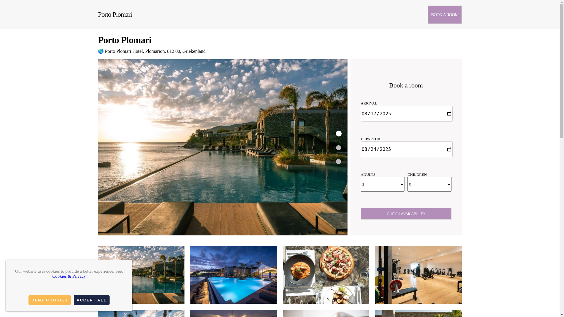 website screenshot of https://porto-plomari-hotel.org.es/