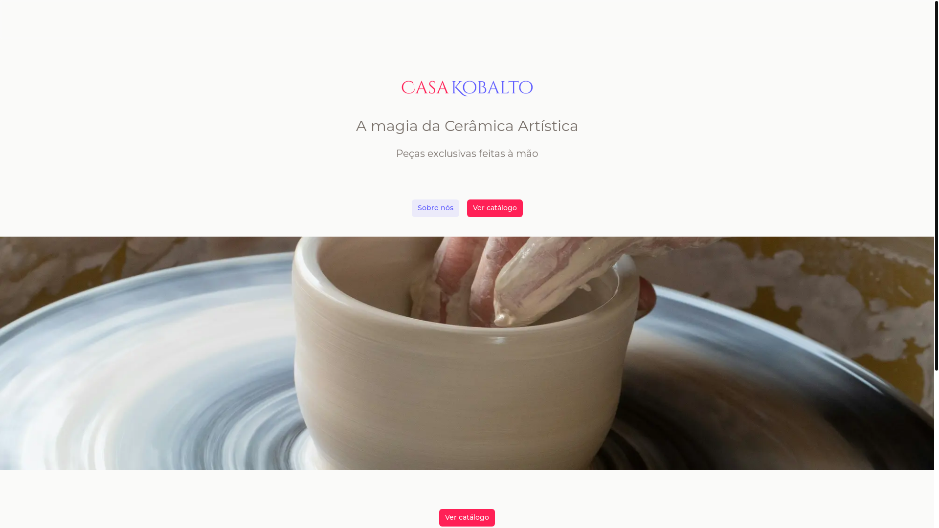 website screenshot of https://casakobalto.art/