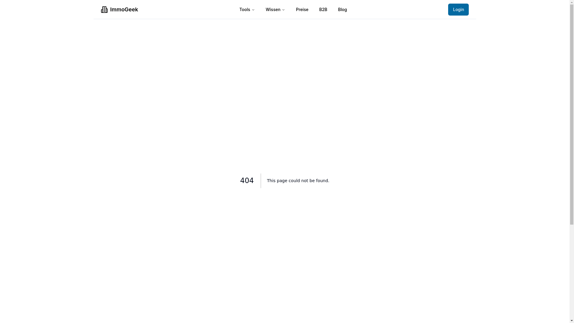 website screenshot of https://next-immo-geek.pages.dev/