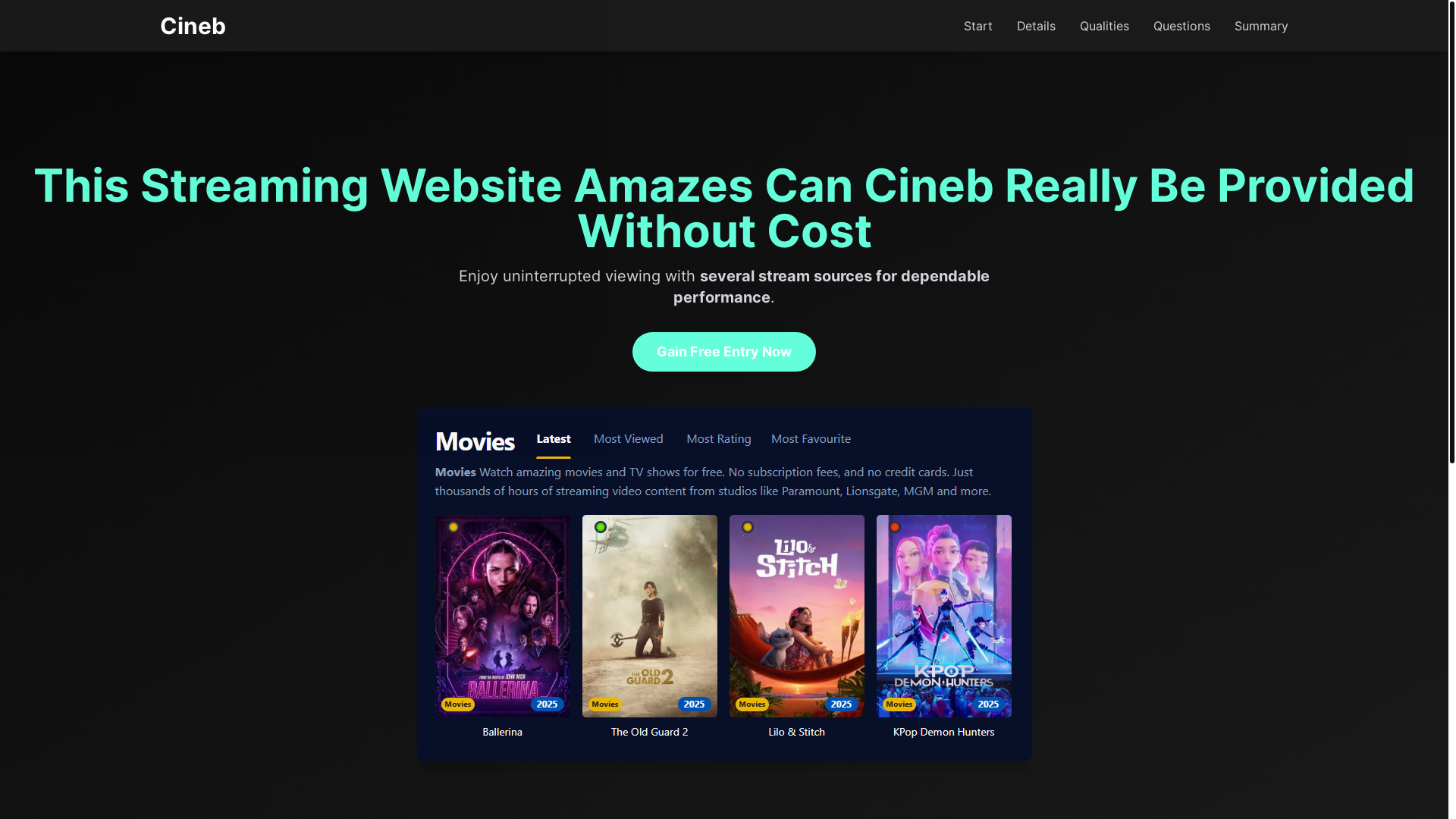 website screenshot of https://cineb-gih7.pages.dev/