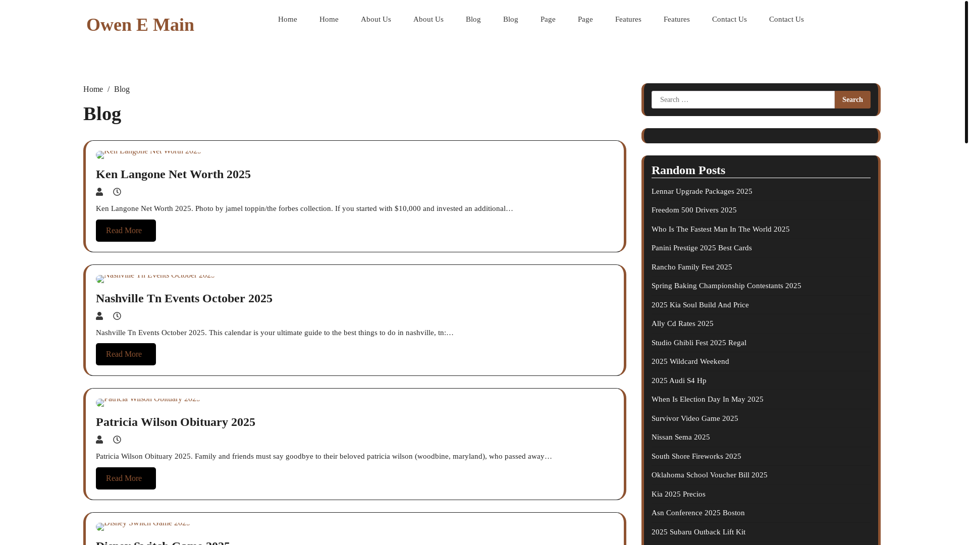 website screenshot of https://owenemain.pages.dev/
