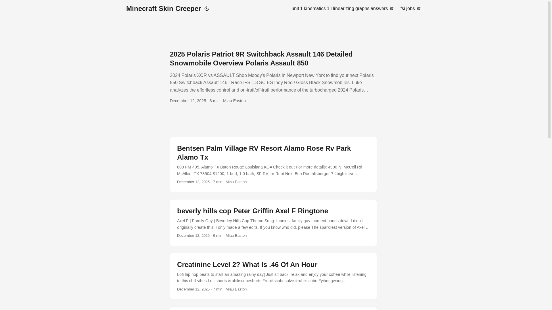 website screenshot of https://minecraftskincreeper.pages.dev/