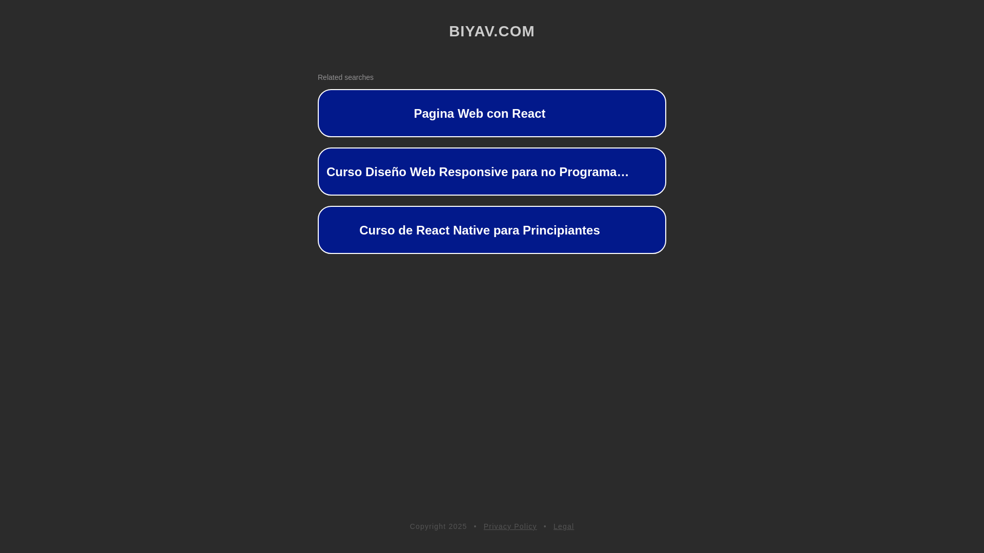 website screenshot of https://biyav.com/