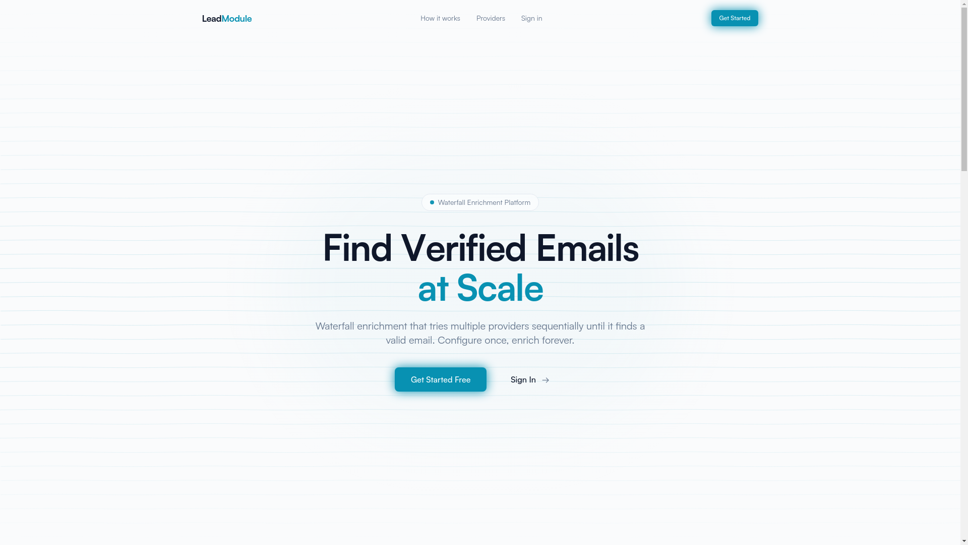 website screenshot of https://topleadmodule.com/