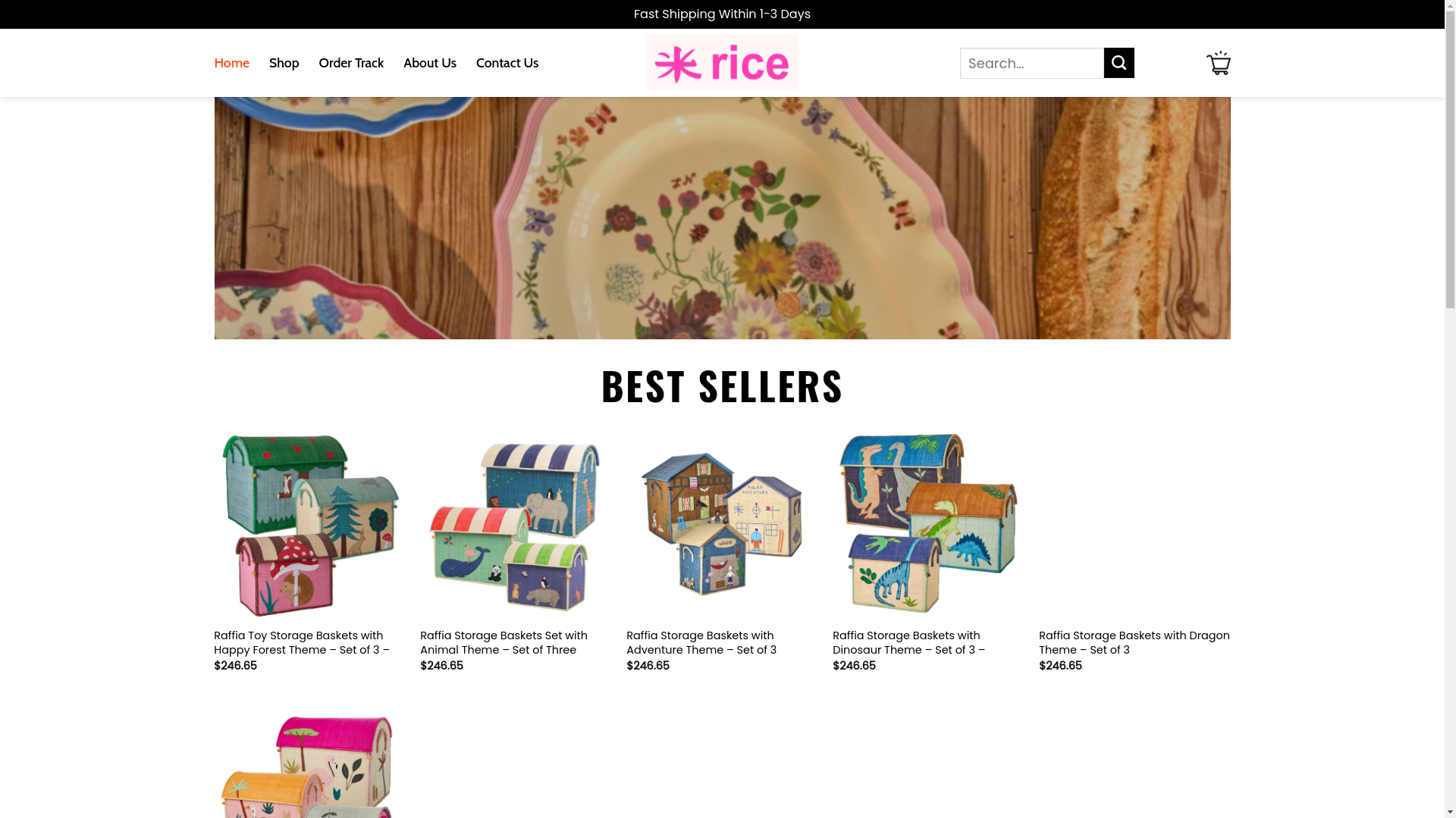 website screenshot of https://holaricebyrice.shop/