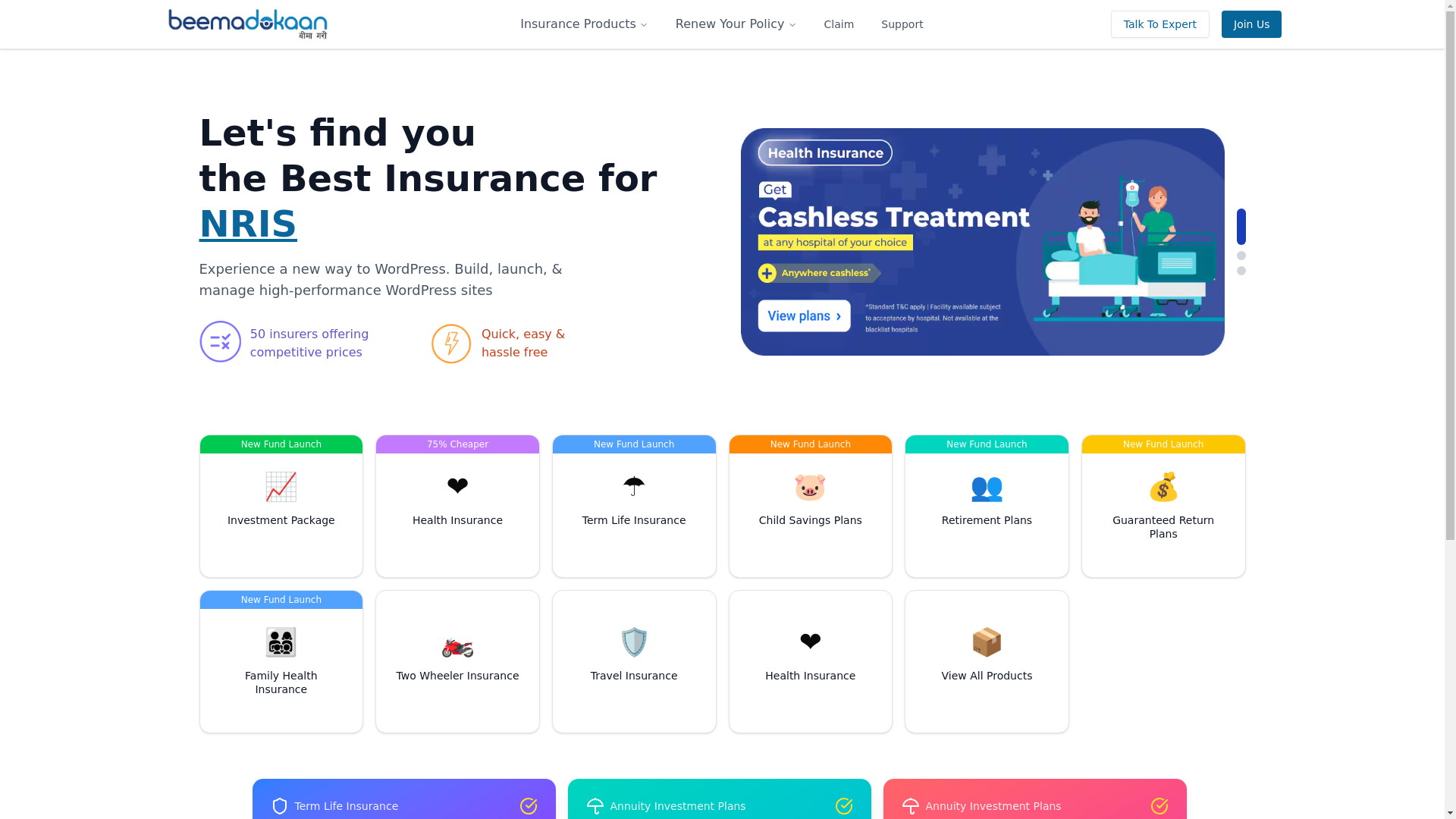 website screenshot of https://beemadookan.com/